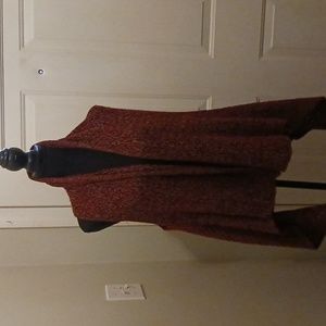 Sweater Vest Brown/Orange Cardigan